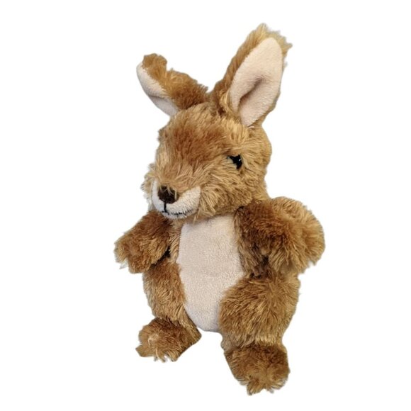 Wild Republic Kangaroo Plush Stuffed Animal 9" Brown Beige Soft Toy - Picture 3 of 9